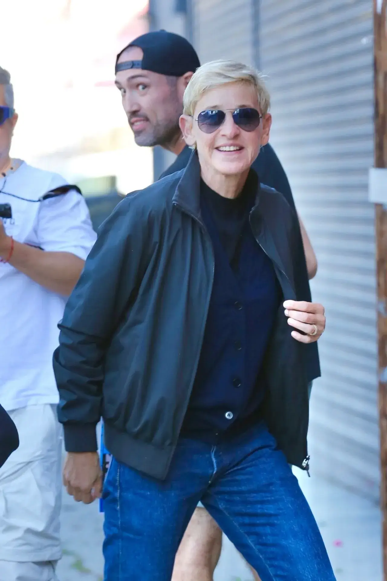 Portia de Rossi and Ellen DeGeneres at Ellen’s Comedy Tour in Los Angeles